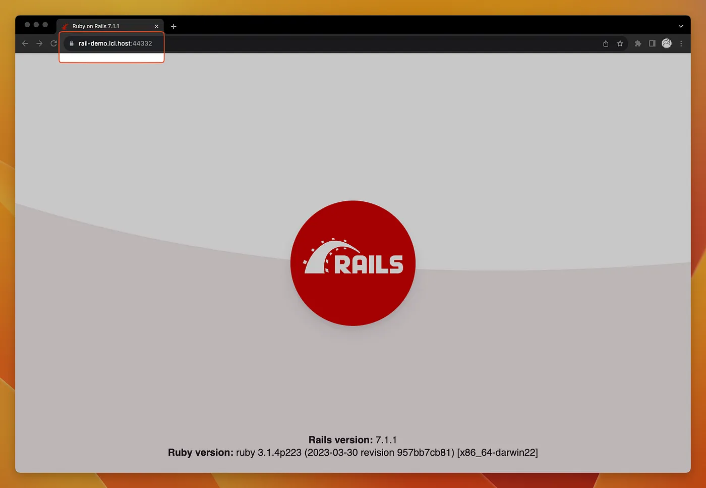 Anchor Rails Demo Secure