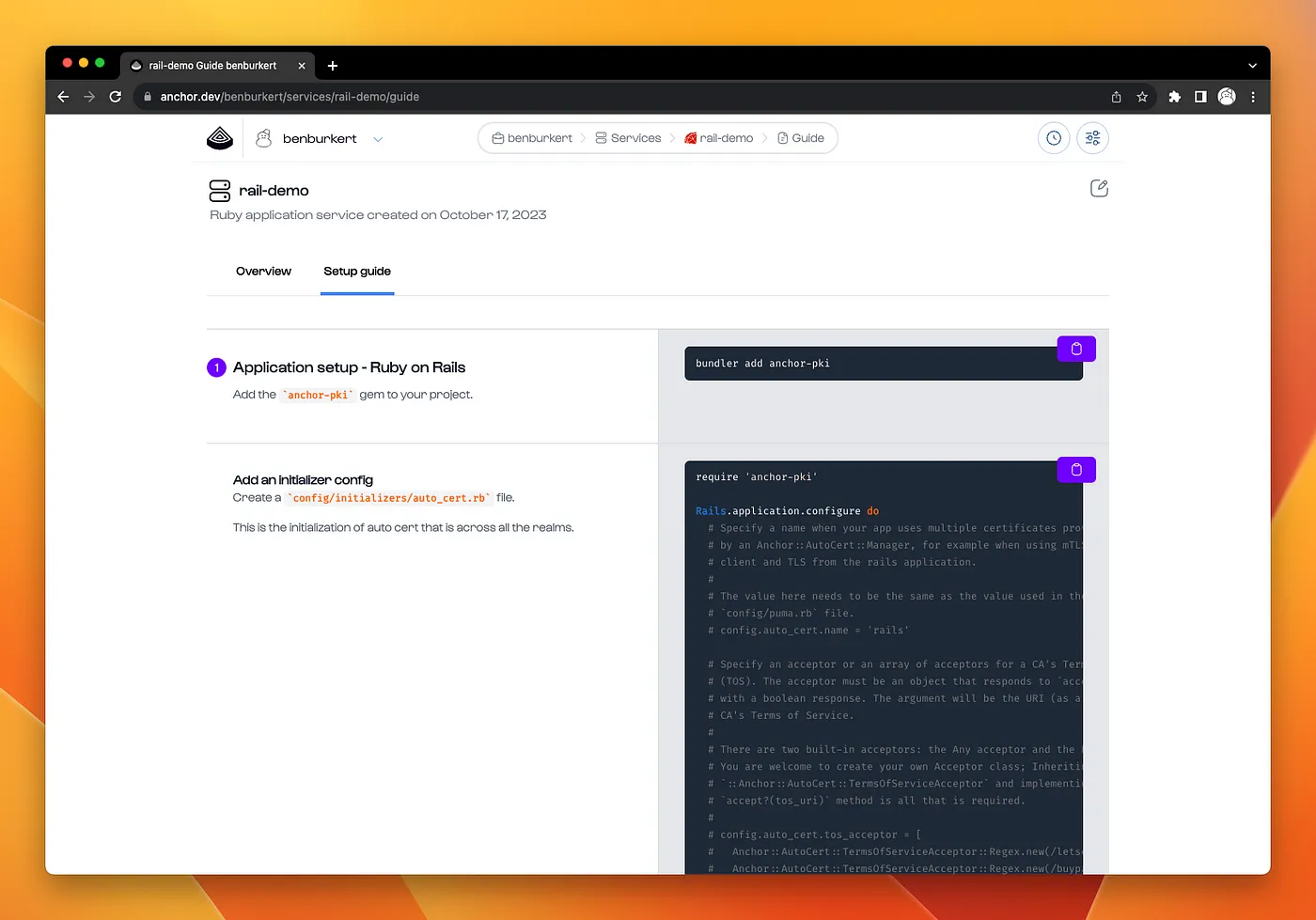 Anchor Get Started 2